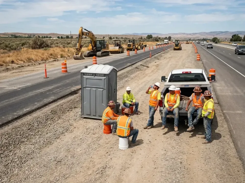 highway-road-construction-crew-007 — frequently asked questions, Porta Potty and Restroom Rentals in San Antonio Heights, CA